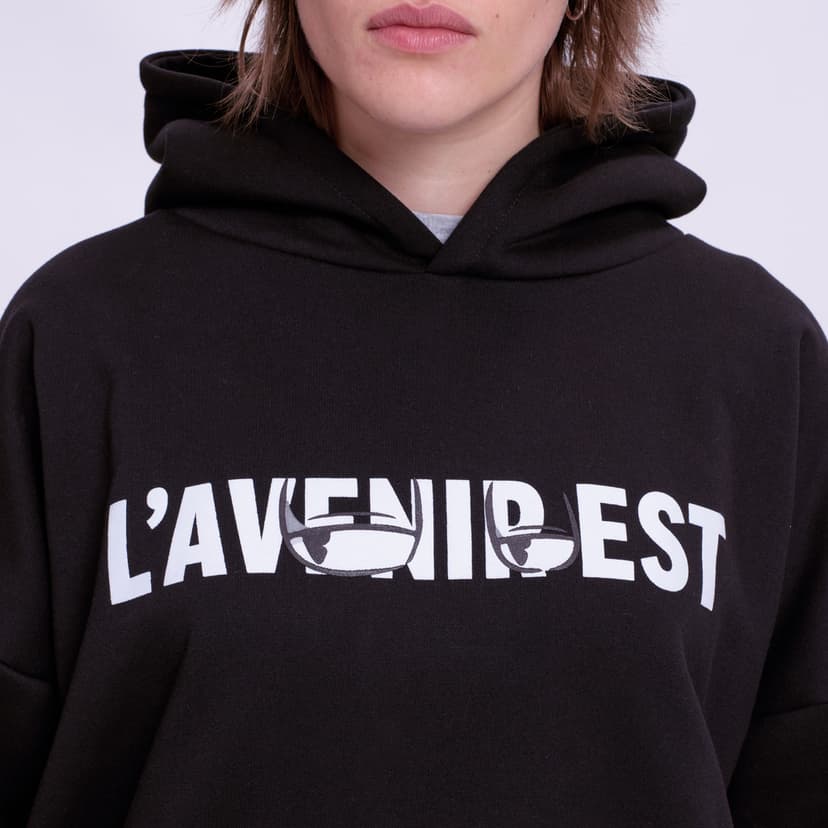 Black OG Chill Whale Hoodie