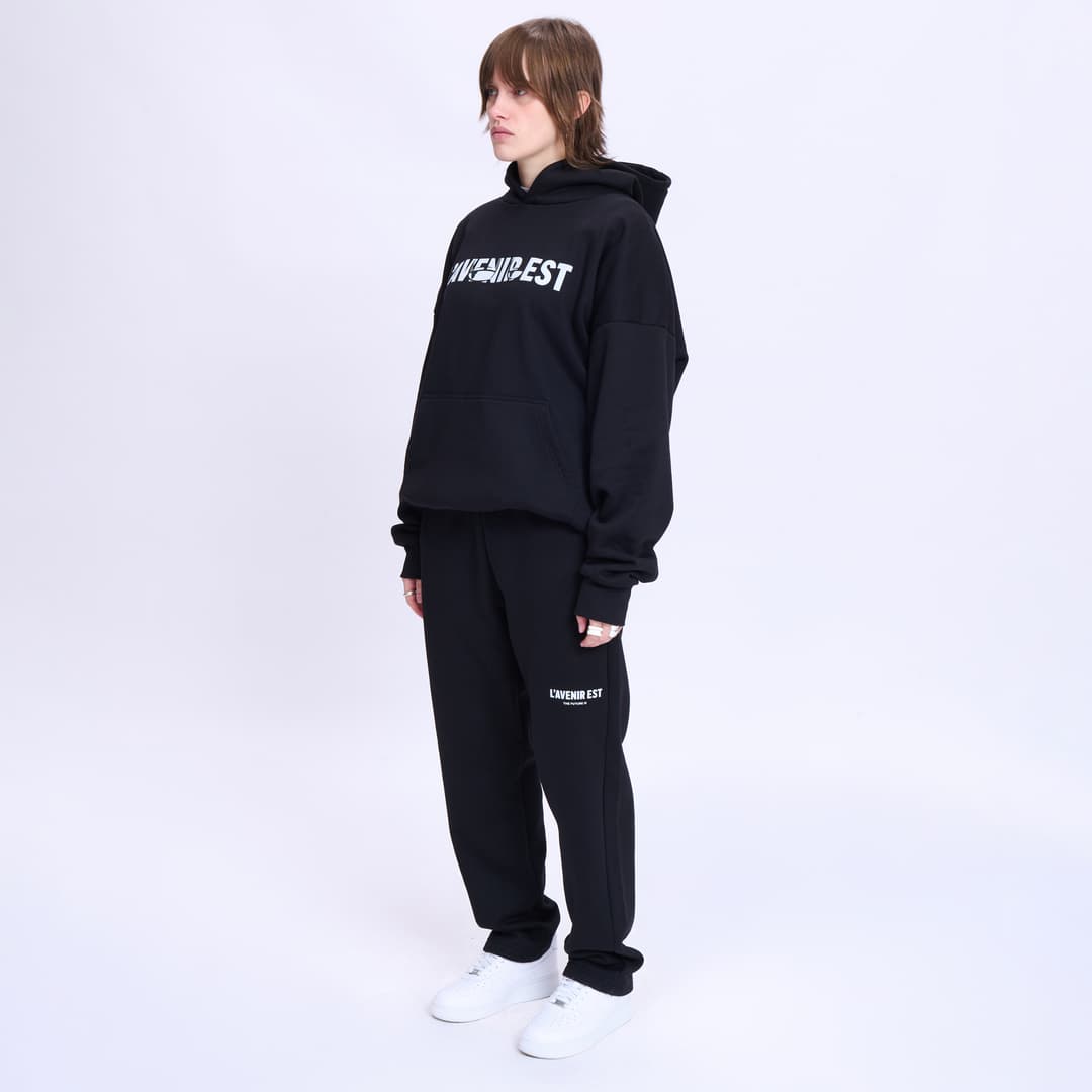 Black OG Chill Whale Hoodie