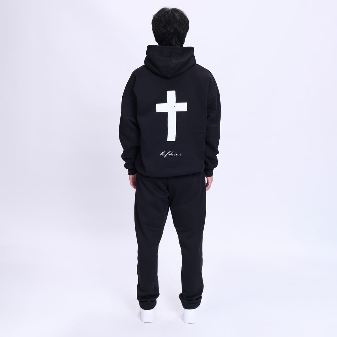 Black Heart of the Cross Hoodie