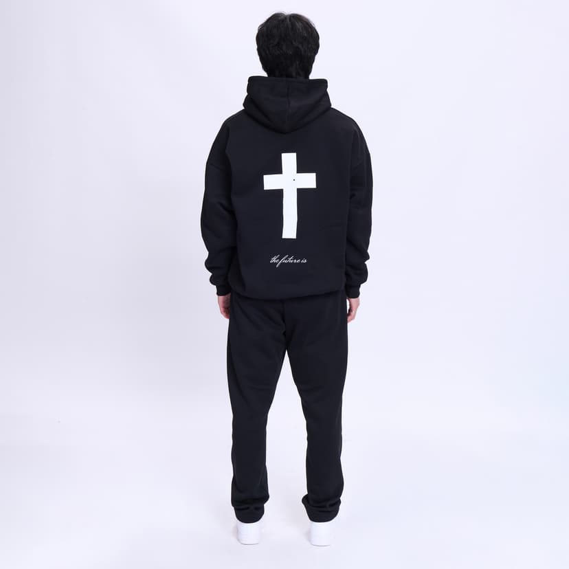 Black Heart of the Cross Hoodie