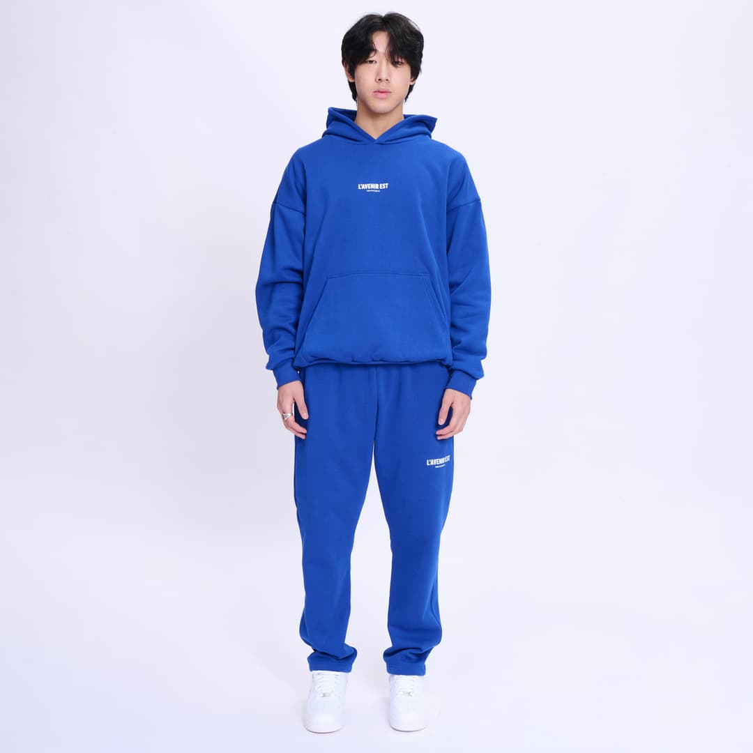 Royal Blue Heart of the Cross Hoodie