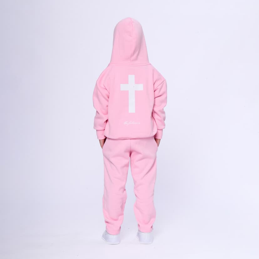 Baby Pink Heart of the Cross Hoodie