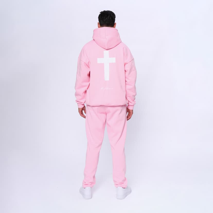 Baby Pink Heart of the Cross Hoodie