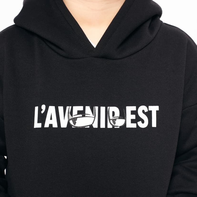 Black OG Chill Whale Hoodie - Kids