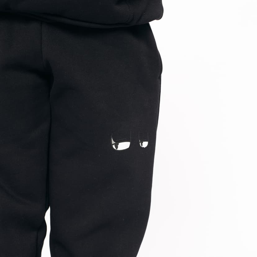 Black OG Chill Whale Pants - Kids