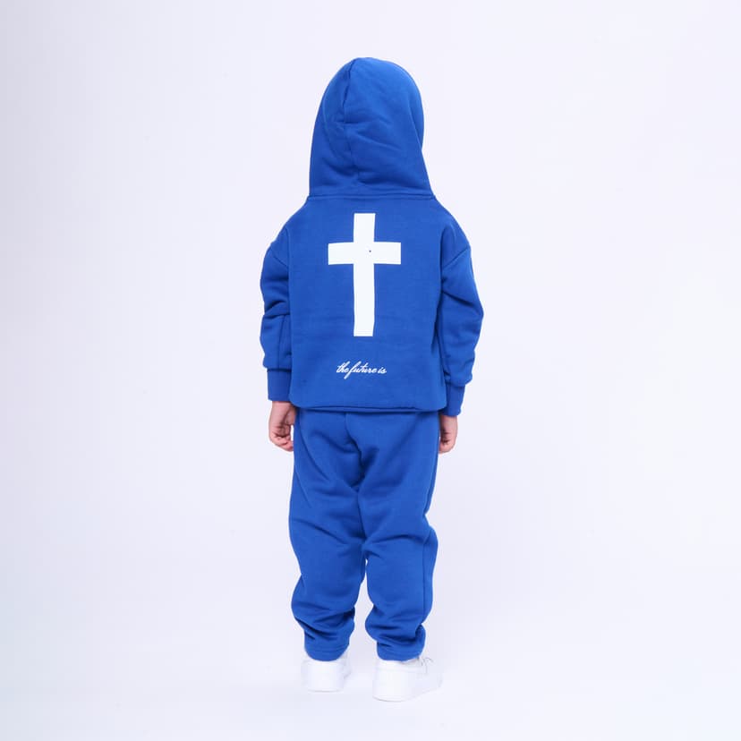 Royal Blue Heart of the Cross Hoodie