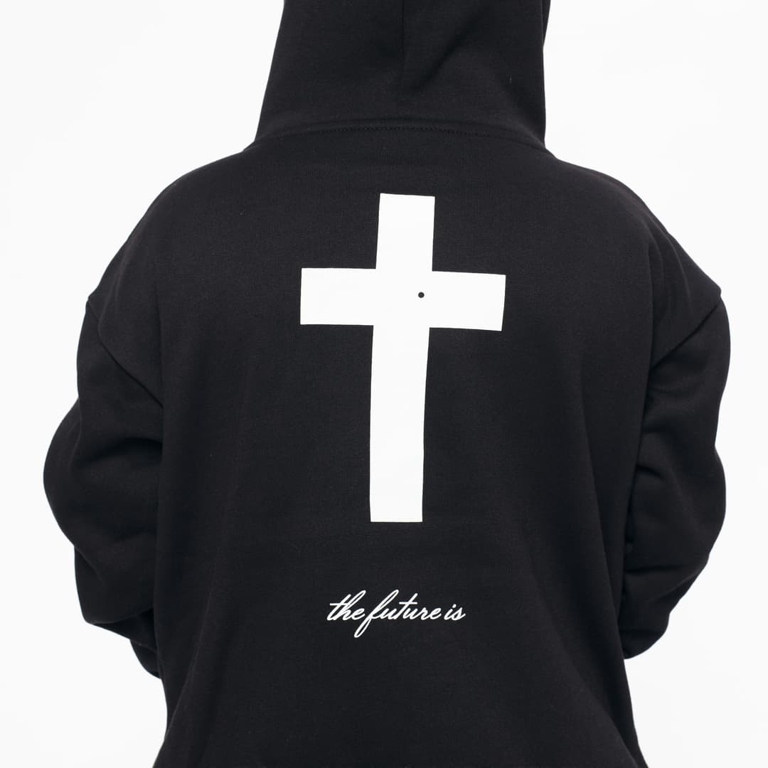 Black Heart of the Cross Hoodie 