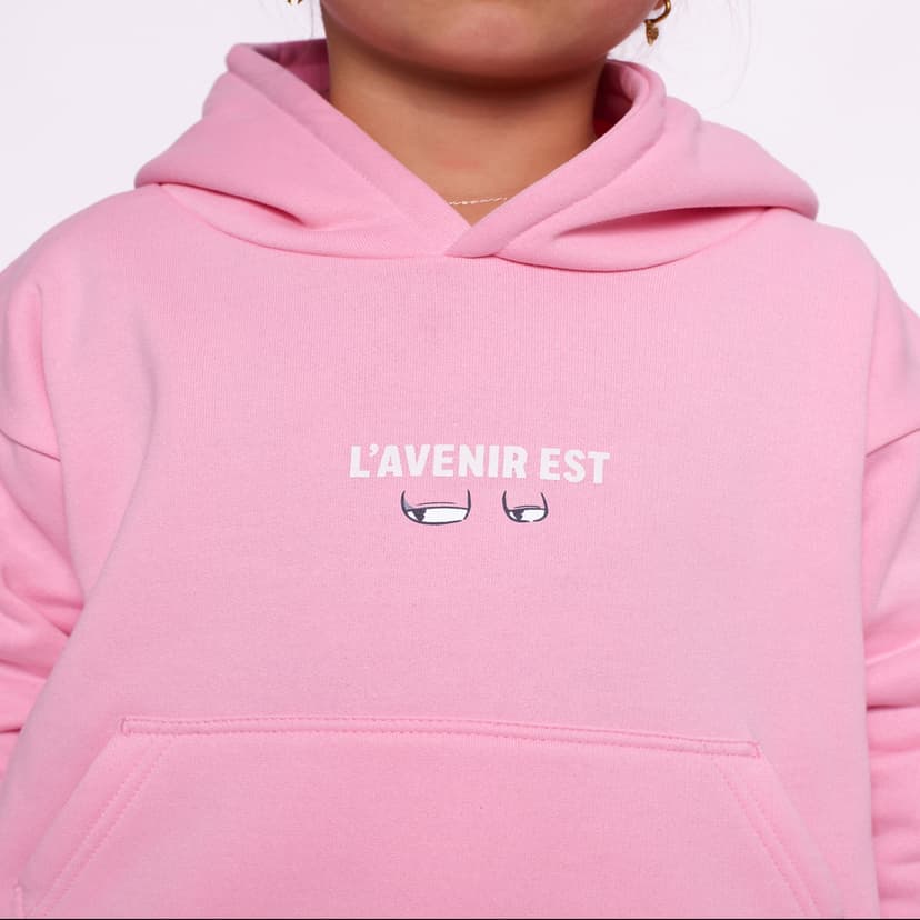 Baby Pink OG Chill Whale Hoodie - Kids