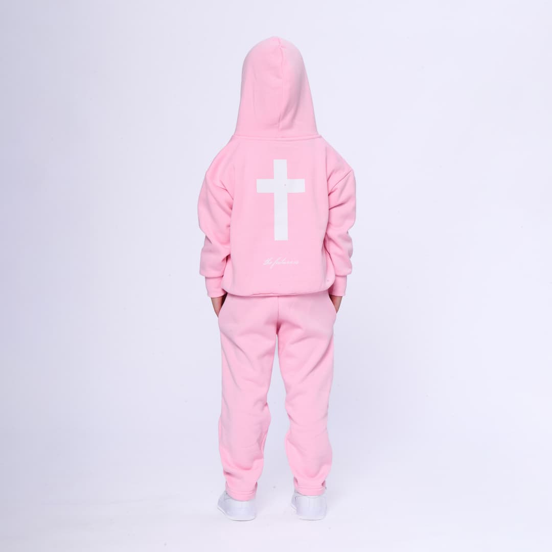 Baby Pink Heart of the Cross Hoodie