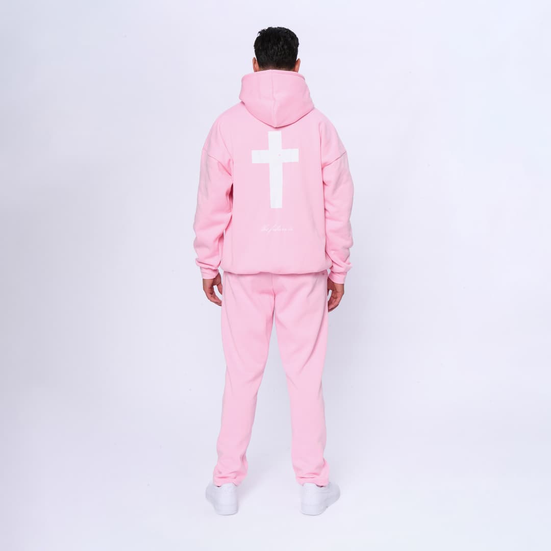 Baby Pink Heart of the Cross Hoodie