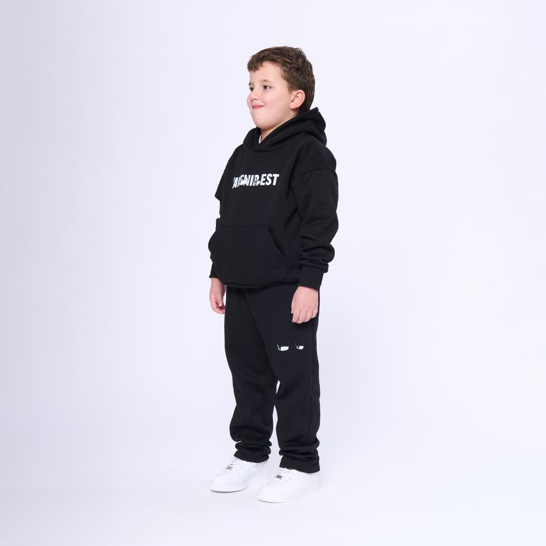 Black OG Chill Whale Pants - Kids