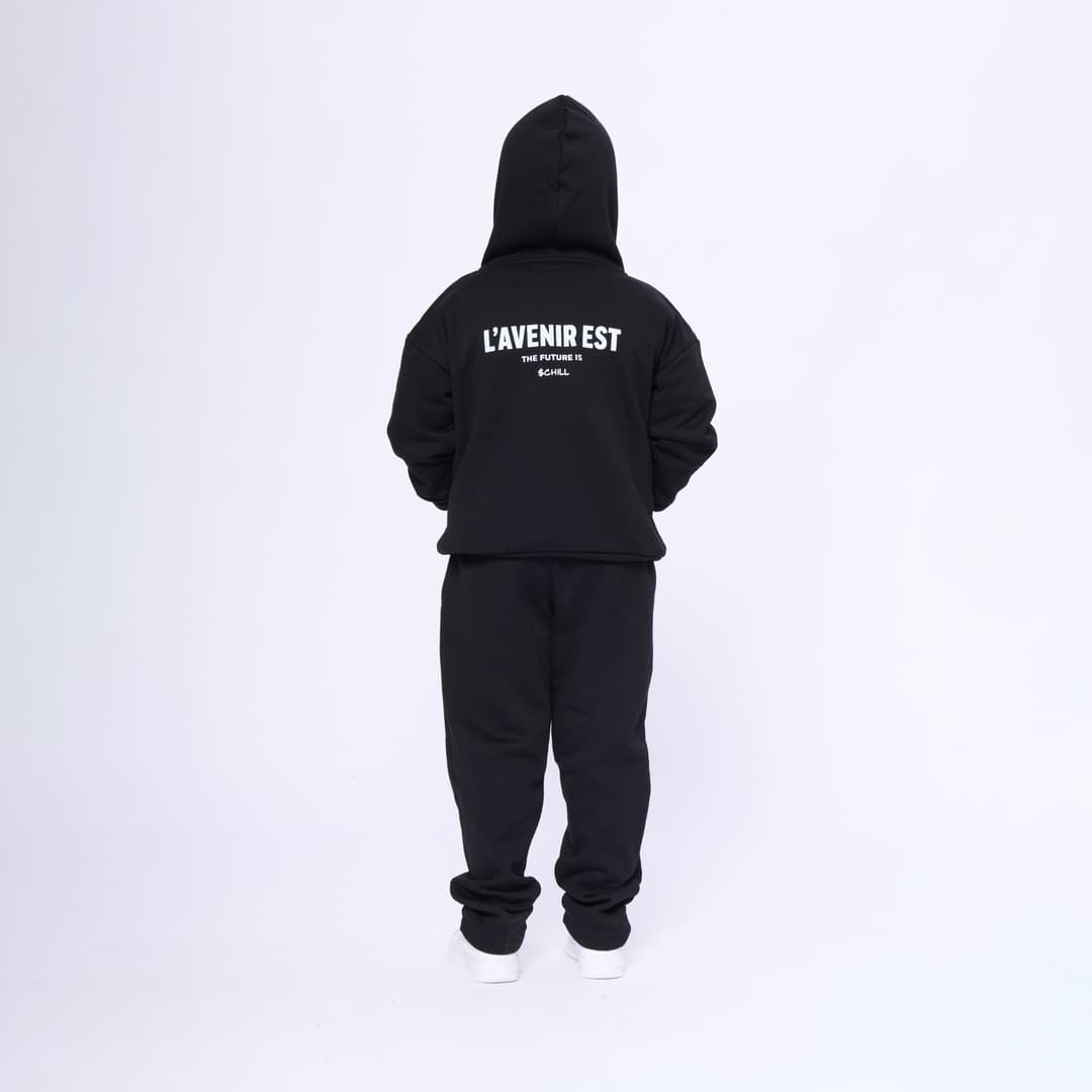 Black OG Chill Whale Pants - Kids