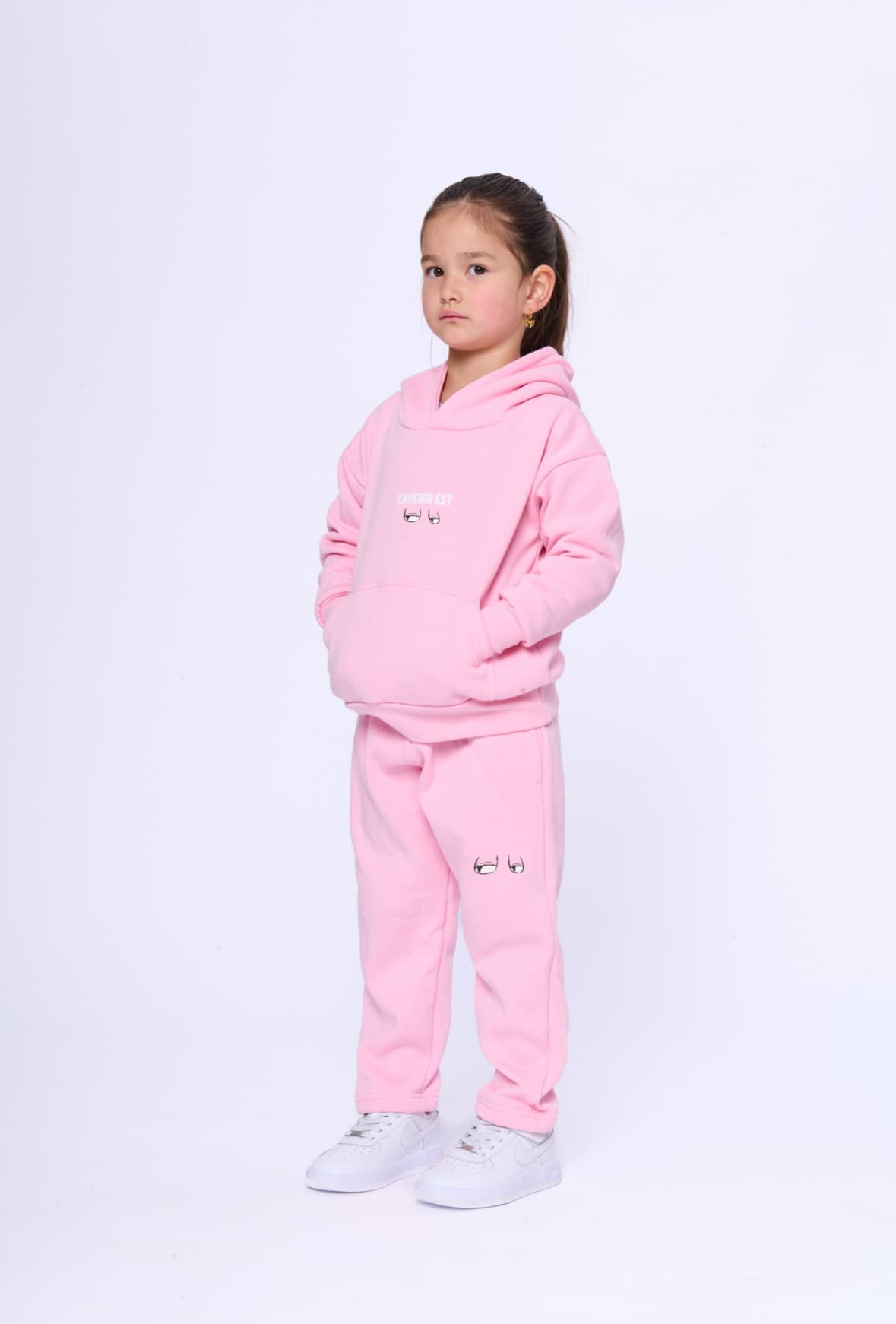 Baby Pink OG Chill Whale Hoodie - Kids